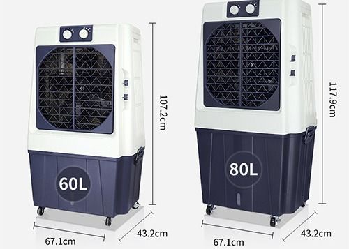 220V RoHS เครื่องปรับอากาศควบคุมระยะไกลแบบระเหยสำหรับพื้นที่ 55 ตร.ม