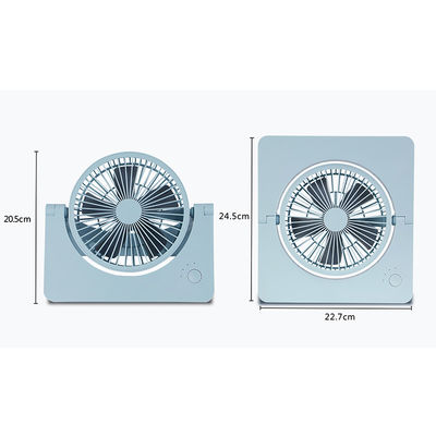 3 Gears Usb Charged Portable Fan Big Airflow 4000mAH แบตเตอรี่ DC 5V