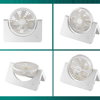 3 Gears Usb Charged Portable Fan Big Airflow 4000mAH แบตเตอรี่ DC 5V