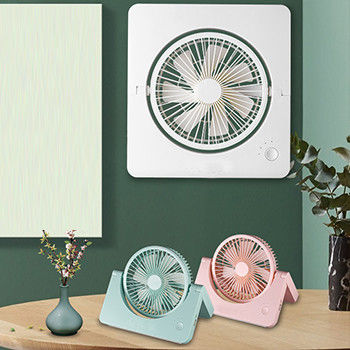 3 Gears Usb Charged Portable Fan Big Airflow 4000mAH แบตเตอรี่ DC 5V