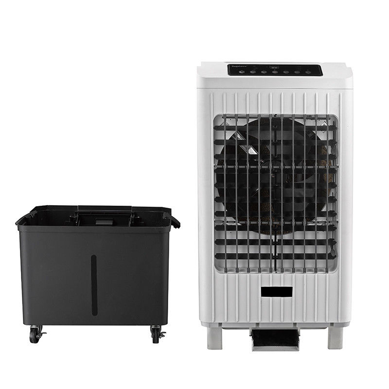 4500m3 / H Airflow แบบพกพา Water Air Cooler สวิตช์ด้วยตนเองพร้อมถังเก็บน้ำ 45L