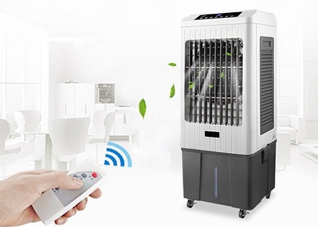 รีโมทคอนโทรล 110V ประหยัดพลังงาน Air Cooler พร้อมมอเตอร์ทองแดง